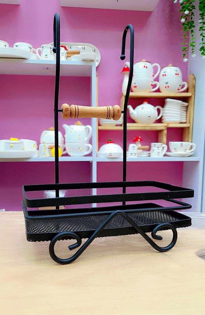 جا اسکاجی آویز دسته چوب